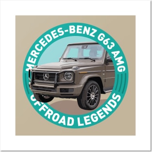 4x4 Offroad Legends: Mercedes-Benz G-klasse G63 AMG Posters and Art